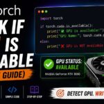Pytorch Check If GPU Is Available (Complete Guide)