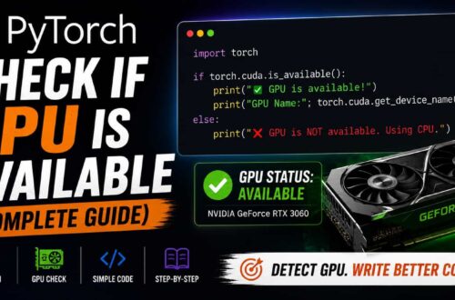 Pytorch Check If GPU Is Available