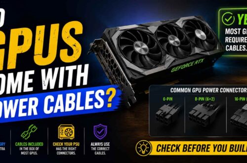 Do GPUs Come With Power Cables?