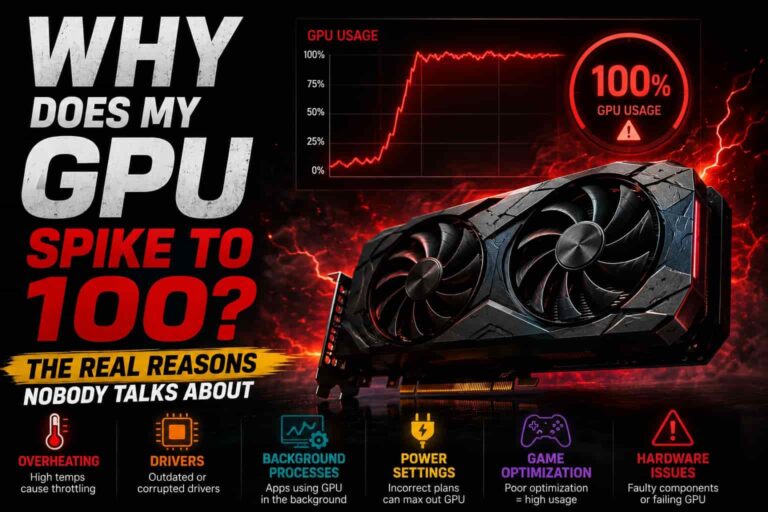 Why Does My GPU Spike to 100? The Real Reasons Nobody Talks About