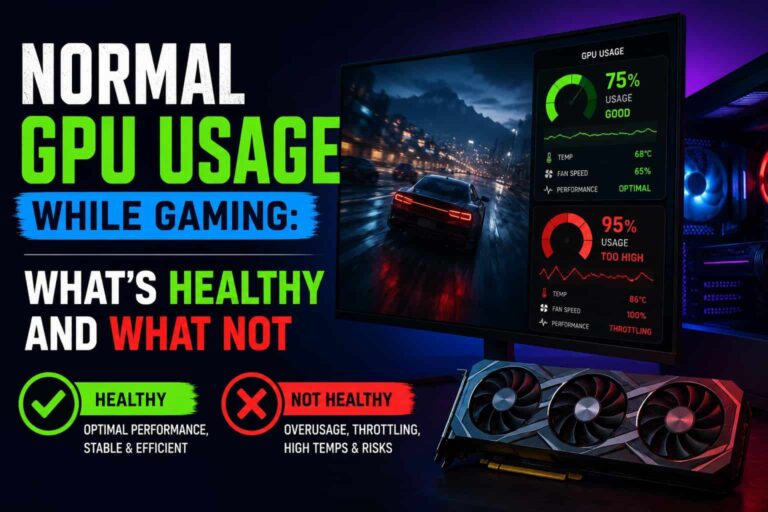 Normal GPU Usage While Gaming: What's Healthy and What Not