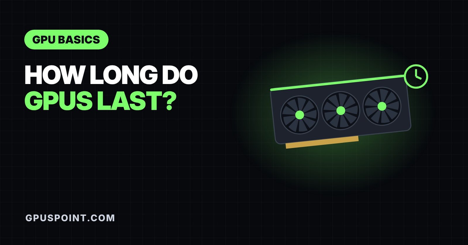 How long do GPUs last - graphics card lifespan illustration